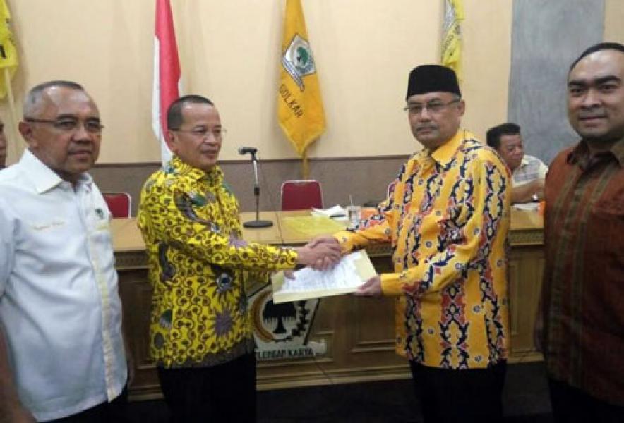 Parta Golkar Resmi Usung Ramli-Irvan Pada Pilwako Pekanbaru