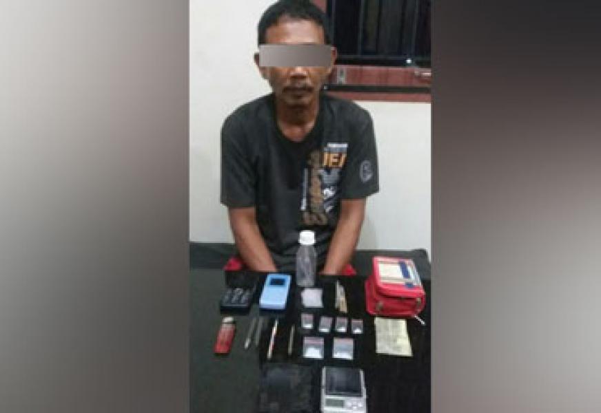 Pengedar Sabu di Kampar Ditangkap di Rumahnya