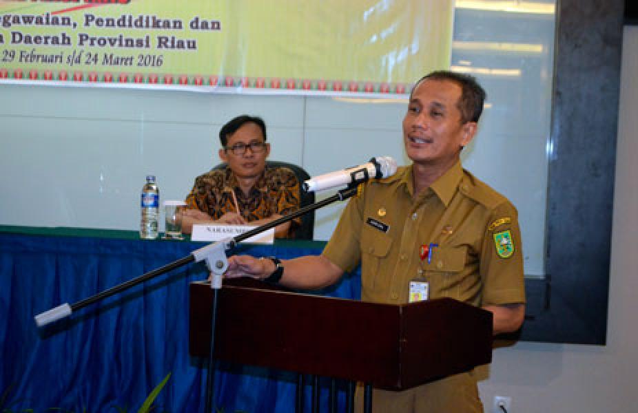 Pengembangan Assesment Centre BKP2D Riau