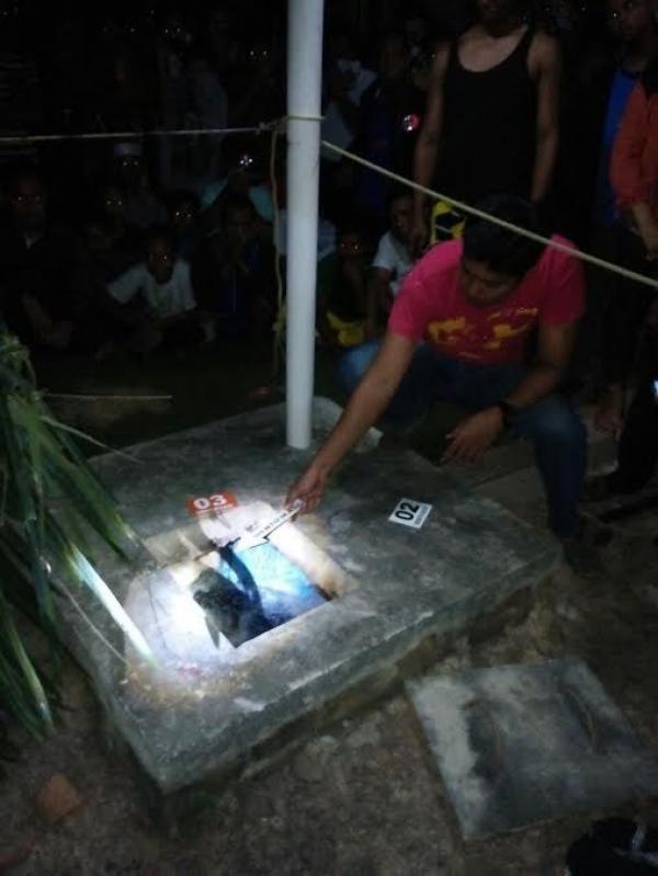 Polisi Selidiki Penemuan Mayat Wanita Tanpa Celana Dalam Septic Tank