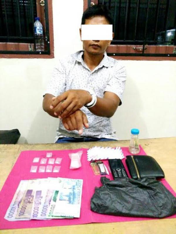 Polres Kampar Tangkap Pengedar Sabu Saat Melintas Gunakan Sepeda Motor