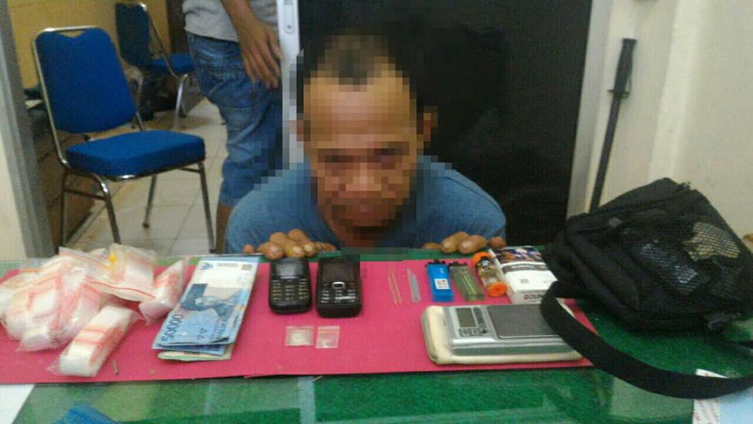 Polres Pelalawan Bekuk 1 dari 3 Pengedar Narkoba yang Mengaku Mendapat Sabu Dari Kampung Dalam Pekanbaru