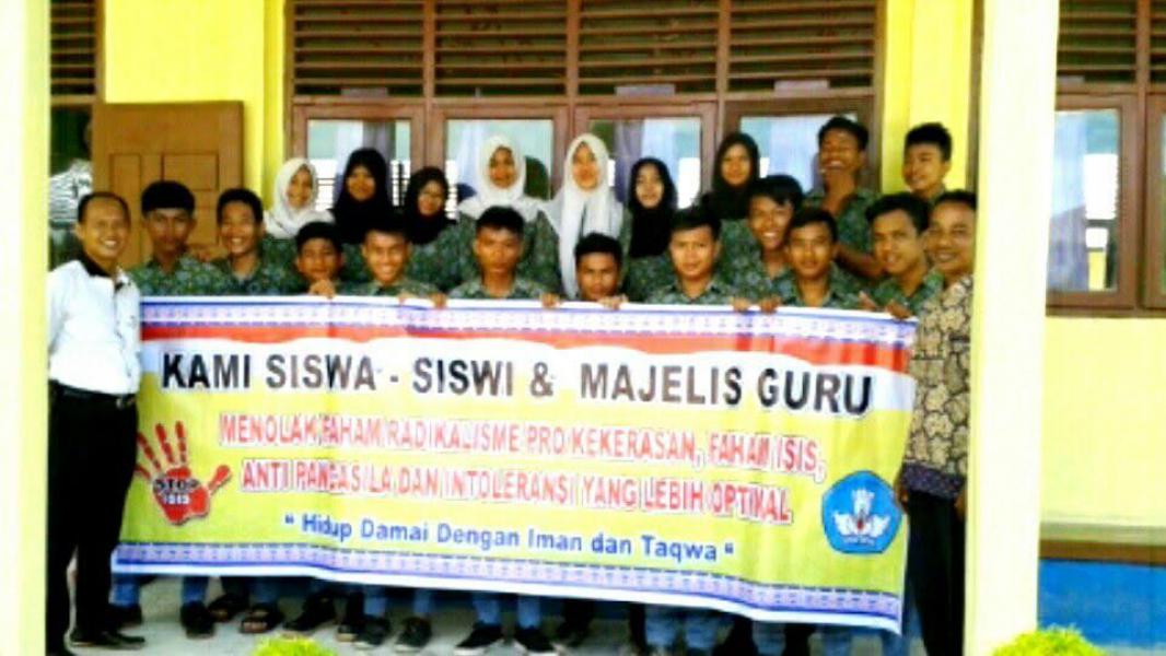 Polsek Kampar Kiri Hilir Sosialisasikan Antisipasi Radikalisme dan Pro Kekerasan di Sekolah