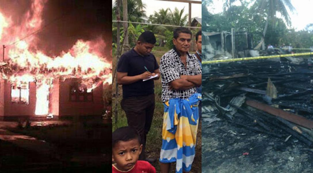Rumah Terbakar Hingga Rata Dengan Tanah, Warga Selatpanjang ini Harap Uluran Pemerintah