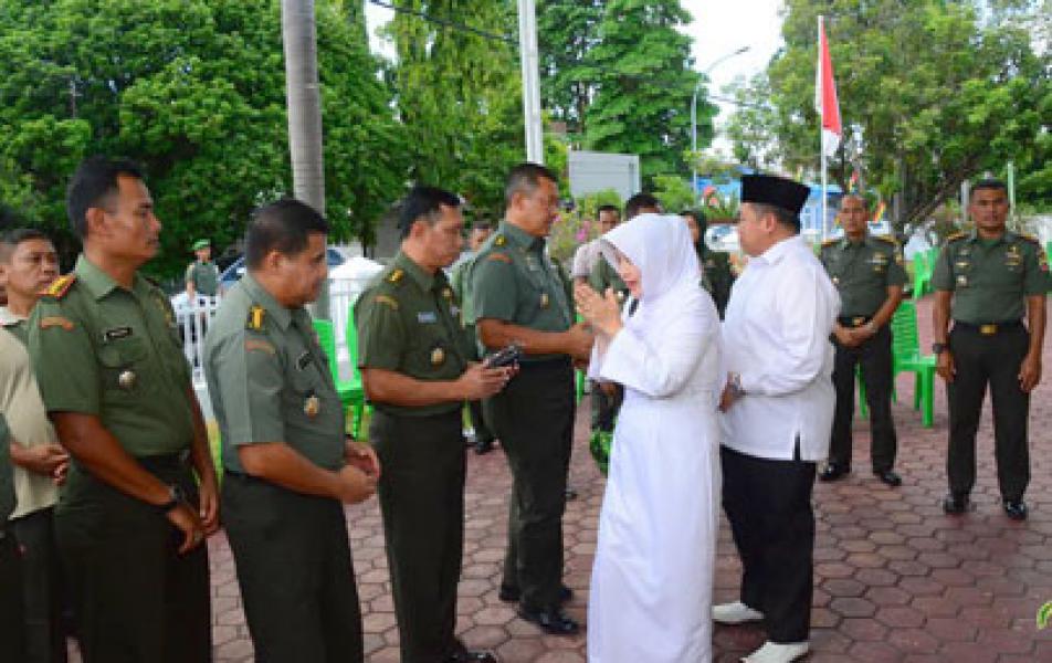 Semoga Menjadi Haji Yang Mabrur, Doa dari Seluruh Prajurit dan PNS Jajaran Korem  031/Wirabima Untuk Danrem