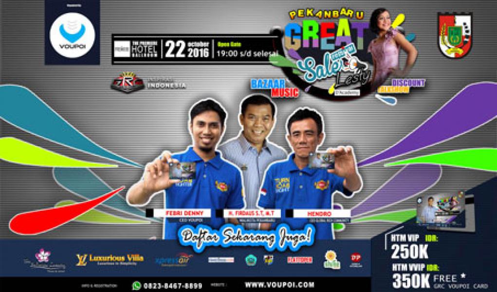 Suka Shopping, Kunjungi Pekanbaru GSF 2016