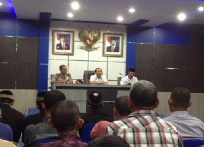Sukiman Temui Warga Secara Tertutup
