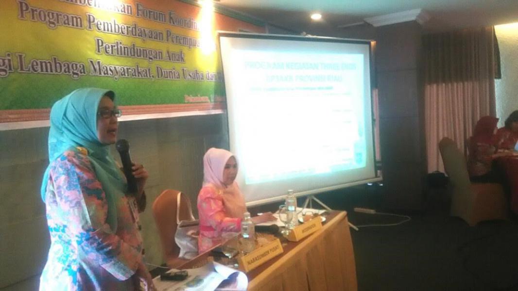 Tahun 2016 di Riau Kasus Kekerasan Meningkat, BP3AKB bentuk Forum Koordinasi.