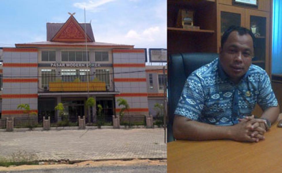 Tak Mau Tau, Dewan Minta Awal Oktober Disperindgsar Operasikan Pasar Modern Sorek