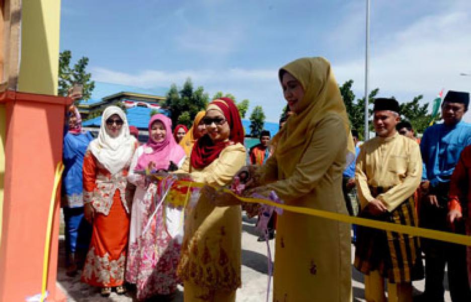 Wabup Hadiri Peresmian Pameran & Stand Bazar MTQ Kabupaten Kepulauan Meranti ke VIII Tahun 2016