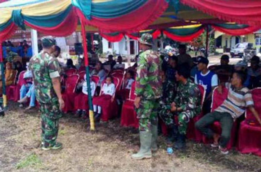 Warga Tanjung Damai Senang Dapat Pengobatan Gratis dari Program TMMD ke 97