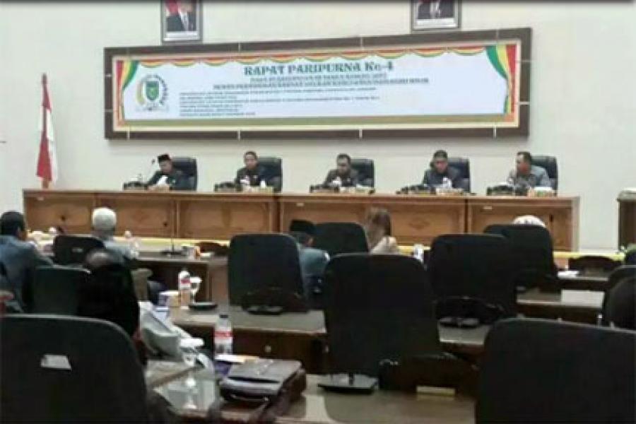 DPRD Sahkan Ranperda RPJMD Inhil Tahun 2013-2018