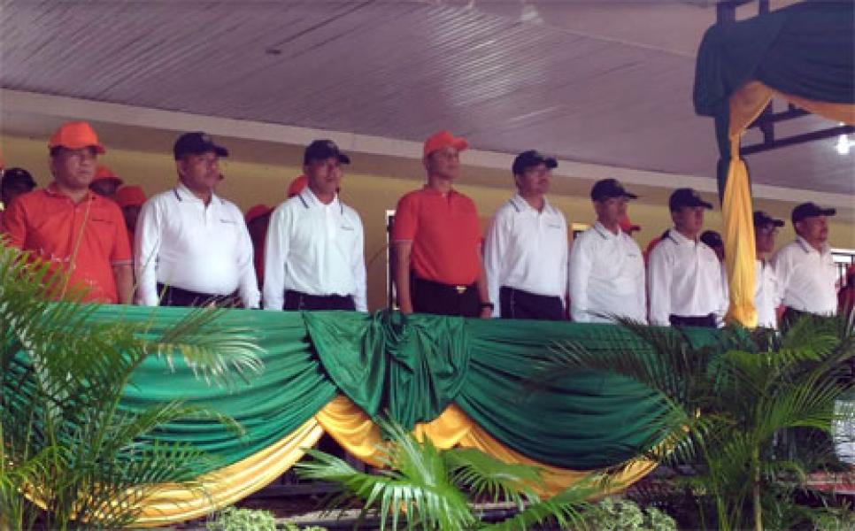 Dandim 0313/Kpr Hadiri Haornas Ke-34 Tahun 2017 Di Lapangan Pelajar Bangkinang