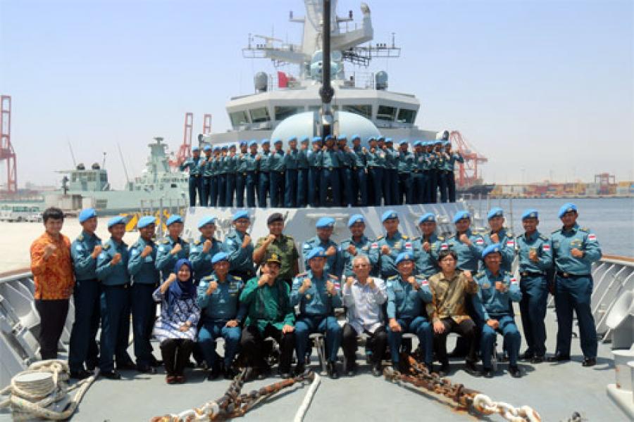 Dubes LB BP RI untuk Kesultanan Oman Kunjungi Konga XXVIII-J di KRI Usman Harun