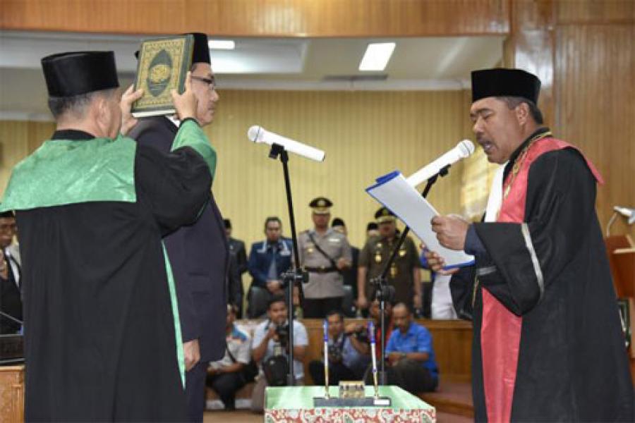 H Abdul Kadir Resmi Dilantik Sebagai Ketua DPRD Bengkalis
