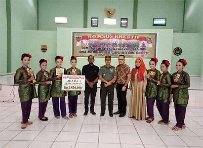 Kodim 0320/Dumai Gelar Lomba Tari Dan Lagu Melayu