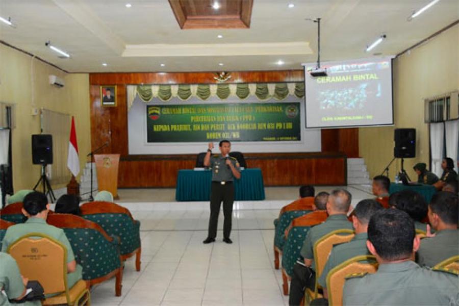 Korem 031/Wirabima Gelar Penyuluhan Bintal