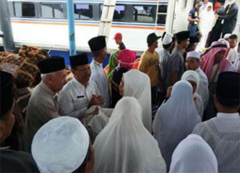 Plt Sekda Sambut Kedatangan 136 JH Bengkalis & Bantan