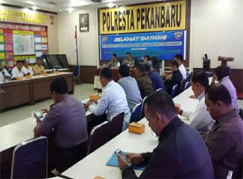 Polda Riau Gandeng Polresta Taja Supervisi BUJP