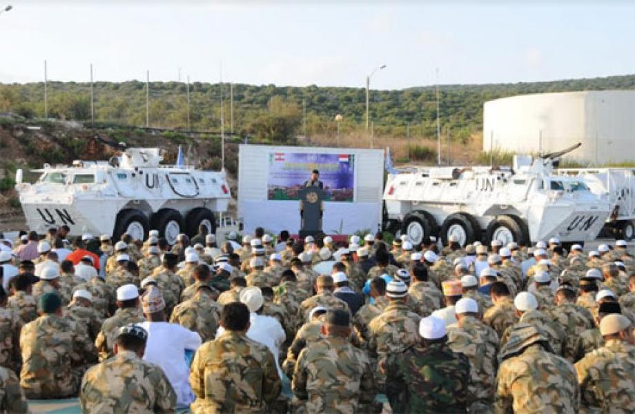 Prajurit Kontingen Garuda Unifil 2017 Gelar Sholat Idul Adha 1438 H di Daerah Misi Lebanon