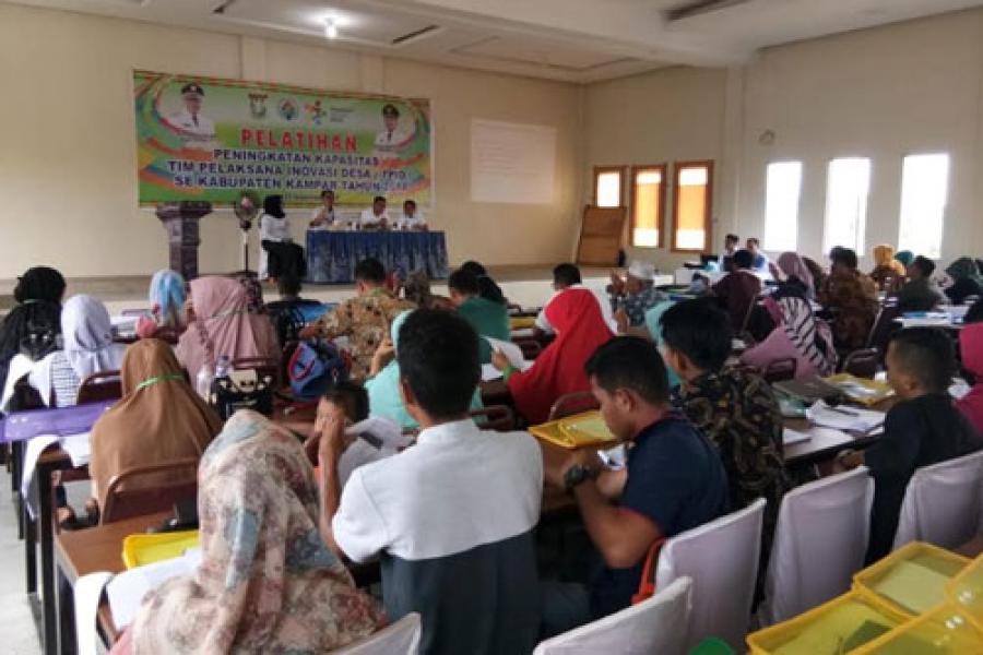 DPMD Kampar Gelar Pelatihan TPIP Se-Kampar