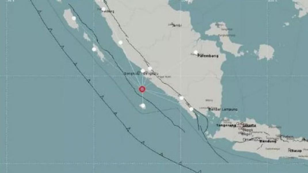 Gempa 4,7 SR Guncang Bengkulu, BMKG: Dirasakan di Tiga Daerah