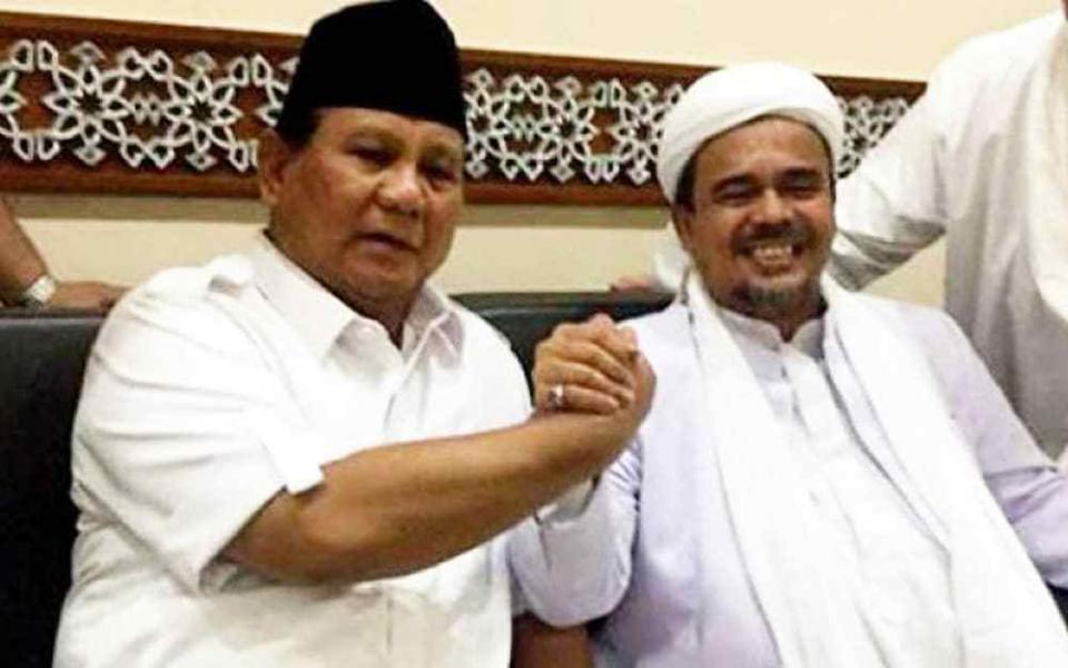 Jika Terpilih Jadi Presiden, Prabowo Janji Akan Jamin Keamanan Habib Rizieq di Tanah Air