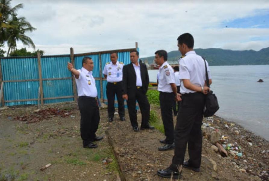 Karo Umum Bakamla RI Tinjau Lokasi Rencana  Kantor Zona Maritim Timur yang Baru