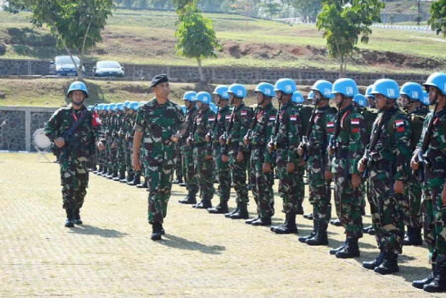 Komandan PMPP TNI Buka Latihan Pratugas Satgas Kizi TNI Konga XX-P/Monusco