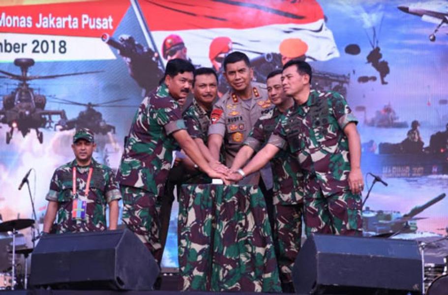Panglima TNI: Sinergitas TNI dan Polri Terwujud Dalam Pameran Alutsista TNI 2018