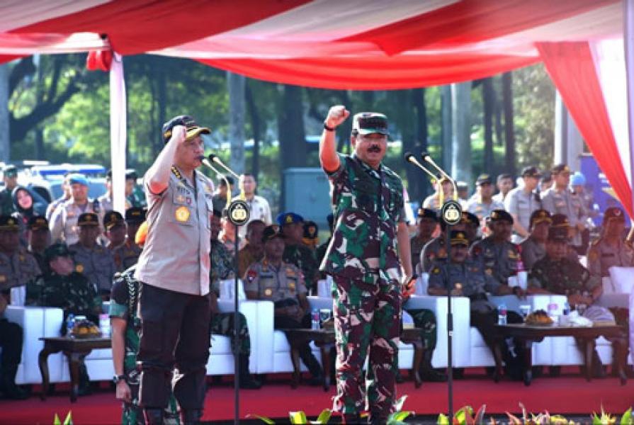 Panglima TNI Apresiasi Prajurit TNI dan Polri