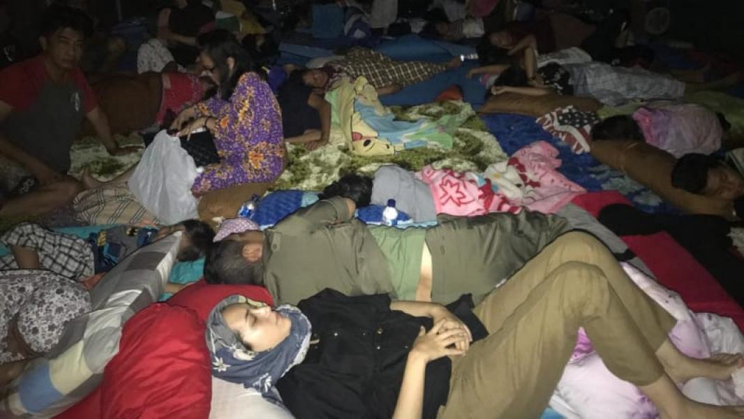 Pasha Ungu dan Adelia Tidur di Tenda Pengungsi Usai Tsunami Palu