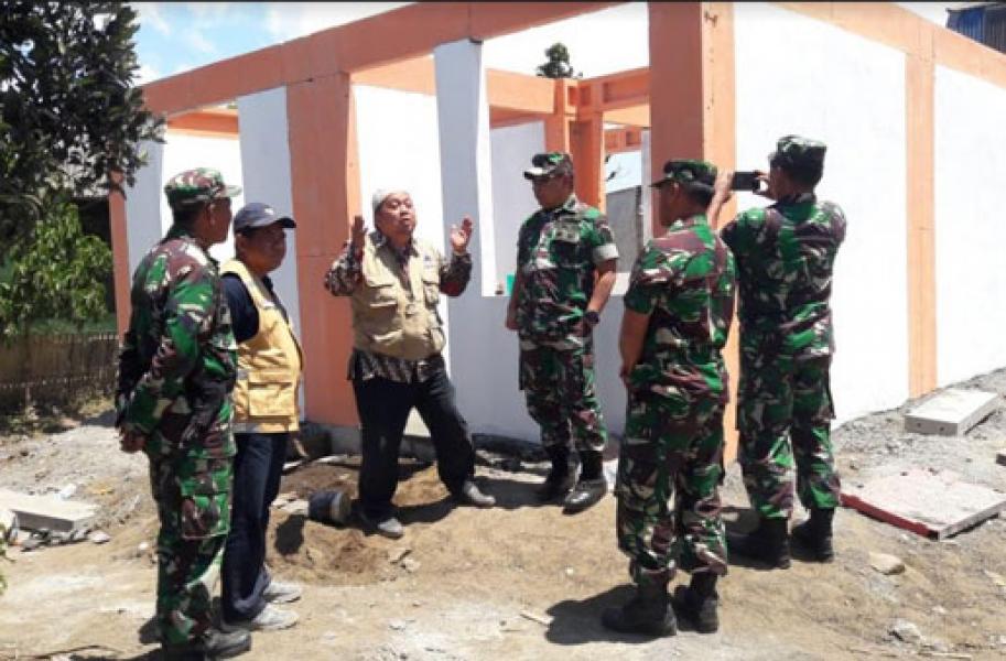 Pastikan Program RISHA Untuk Warga Lombok Berjalan, Pangkogasgabpad Tinjau ke Lapangan