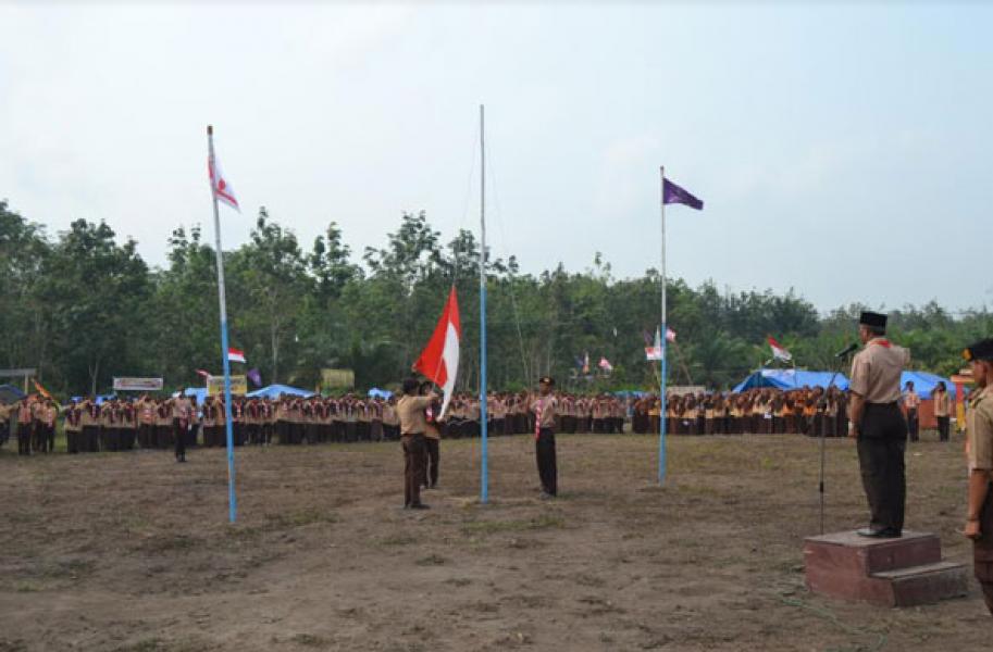 Perkemahan Pengembara Penegak_Pandega VI di SMAN 1 Kepenuhan Tingkat Kabupaten Rohul