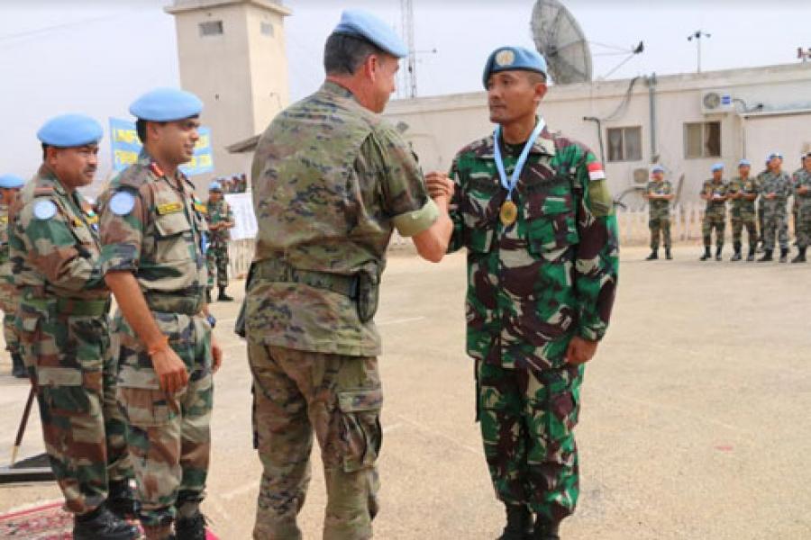 Satgas Indobatt Juara Umum Menembak Tingkat UNIFIL di Lebanon