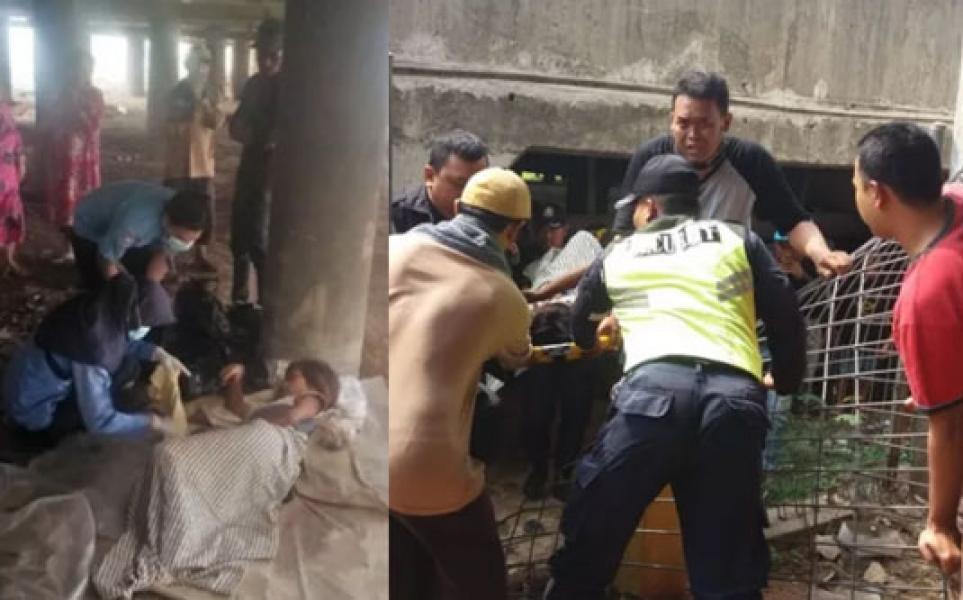 Tunawisma Melahirkan di Kolong Flyover, Saat Ditemukan Kondisinya Memprihatinkan