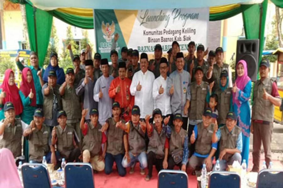 Wakil Bupati Launching Program KPK Binaan Baznas Kabupaten Siak