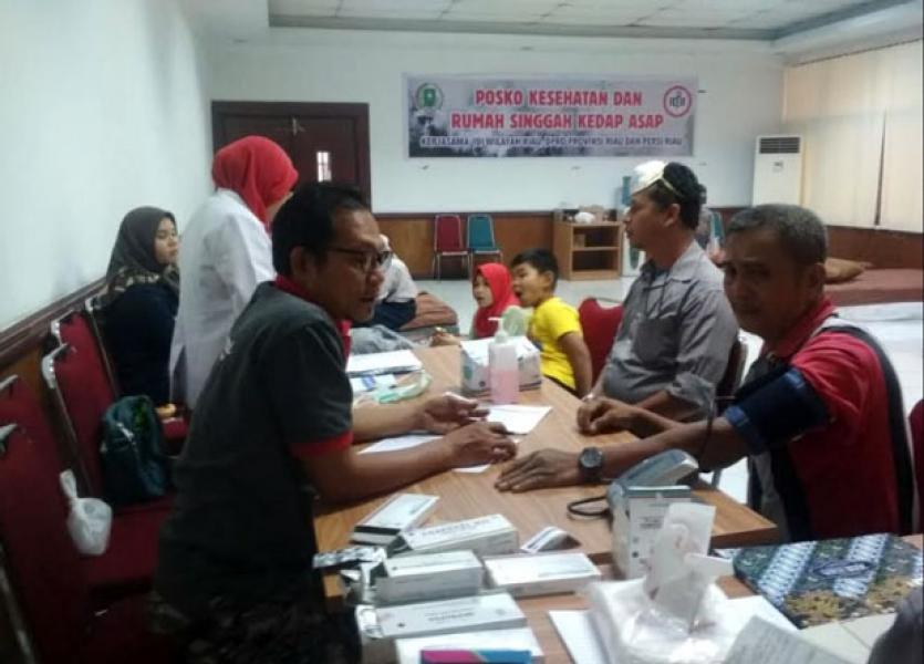 Kunjungan ke Posko Kesehatan Kedap Asap Meningkat