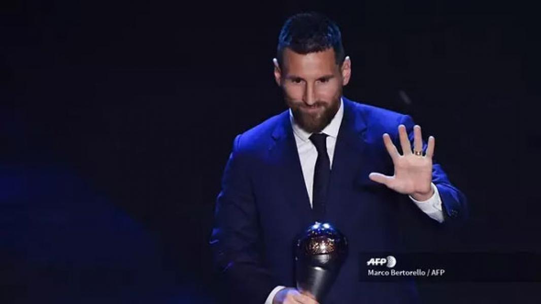 Lionel Messi Jadi Pemain Terbaik Dunia FIFA 2019