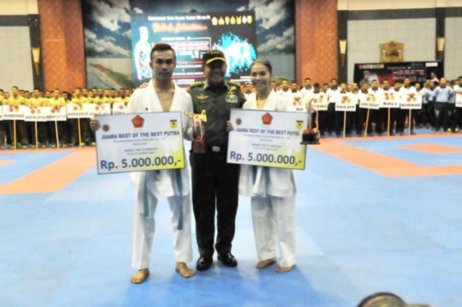 Mabes AD Best of The Best Kejurnas Karate Panglima TNI Ke-VII