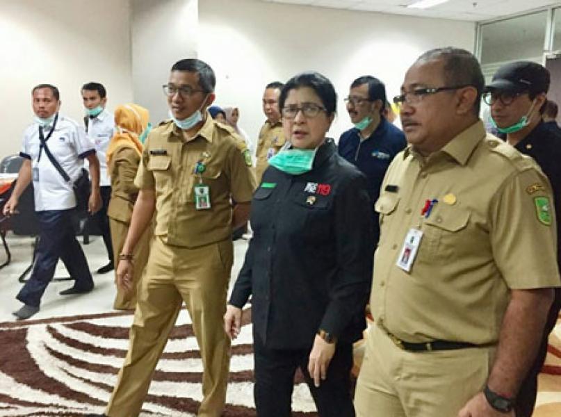 Menkes RI Kunjungi Posko dan Rumah Singgah Dinas PUPR
