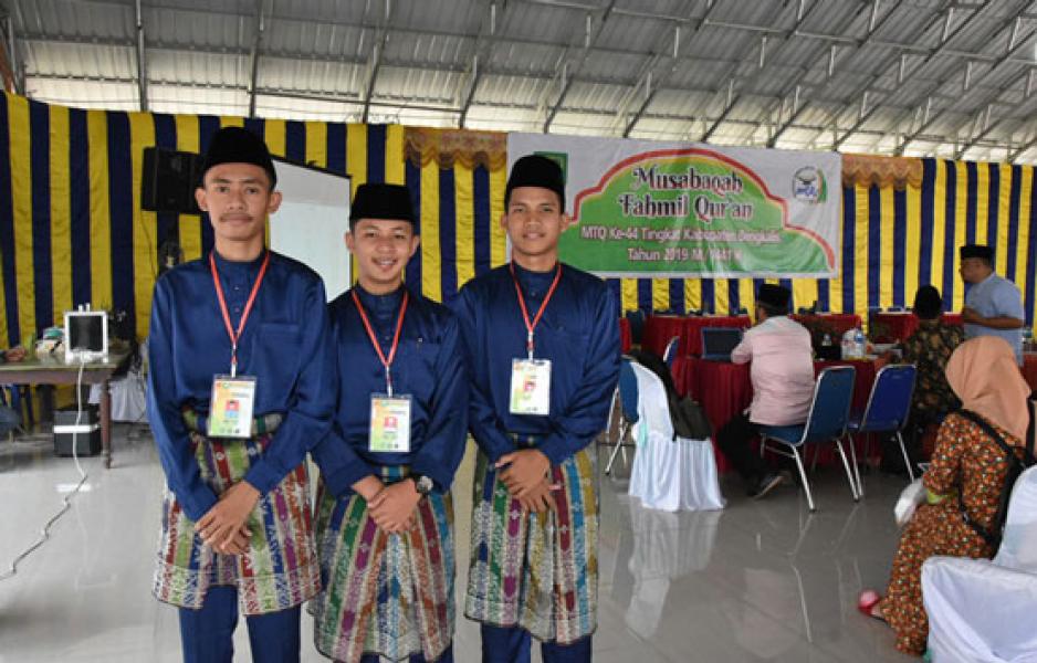 Regu Putra LPTQ dan Regu Putri Utusan Kafilah Kecamatan Bengkalis Juara Fahmil Qur�an