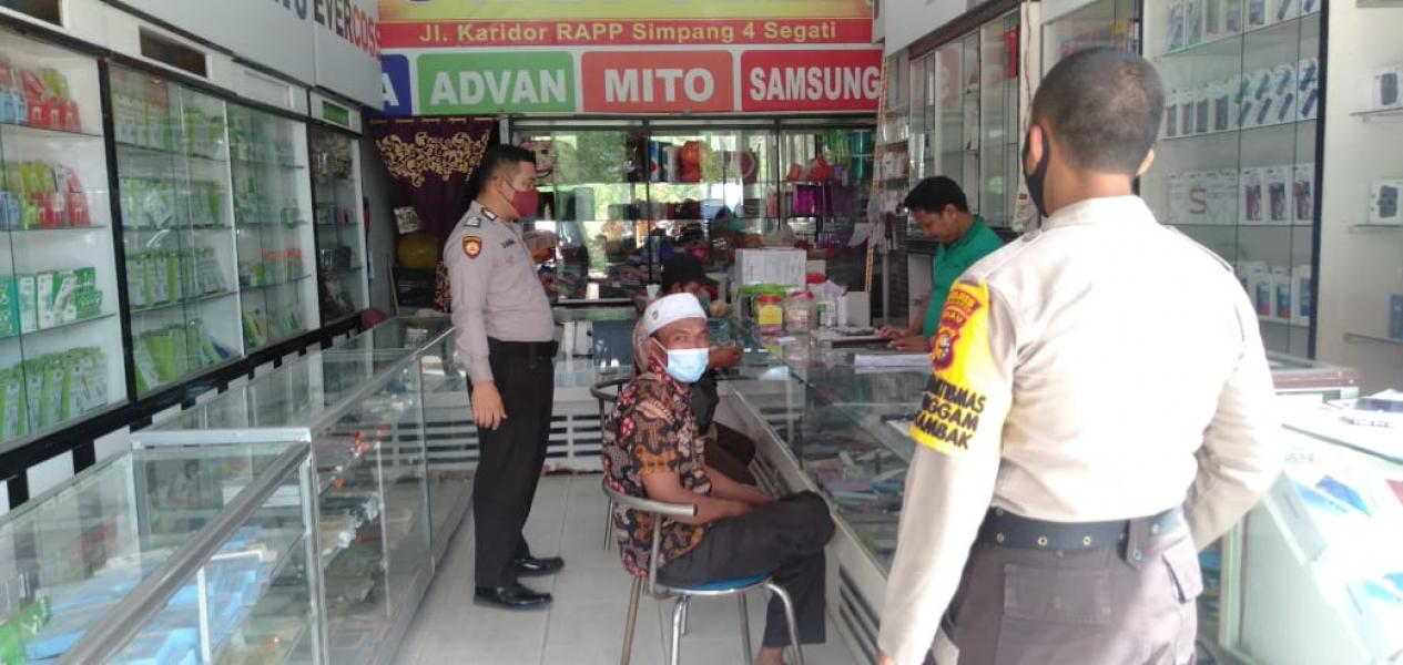 Antisipasi C3 dan Sosialisasi AKB, Polsek Langgam Gencar Lakukan Patroli di Wilayahnya
