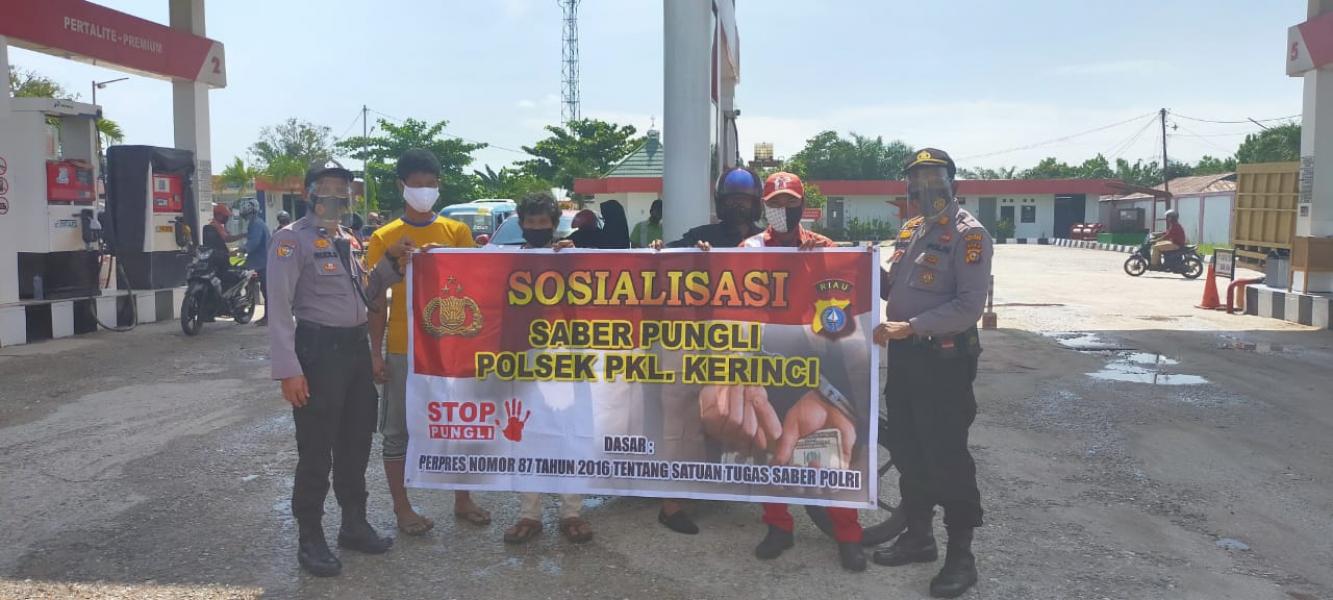 Antisipasi Pungli, Polsek Pangkalan Kerinci Giatkan Sosialisasi 