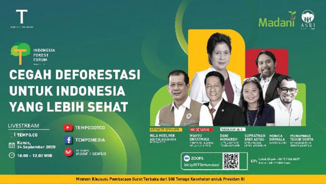 Cegah Deforestasi Untuk Indonesia yang Lebih Sehat