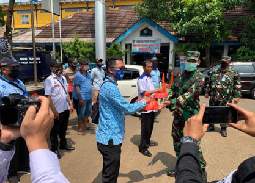 Di Tengah PSBB Total, Paguyuban AAU 98 Gelar Kegiatan Sosial