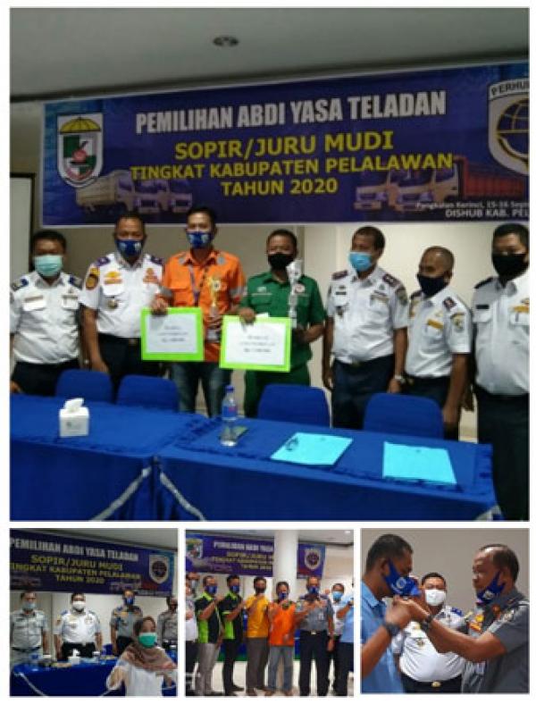 Dishub Pelalawan Gelar Pemilihan Abdi Yasa Teladan Sopir dan Juru Mudi 