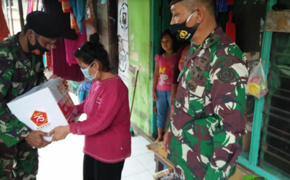 Kogartap II dan III Gelar Baksos HUT ke-75 TNI