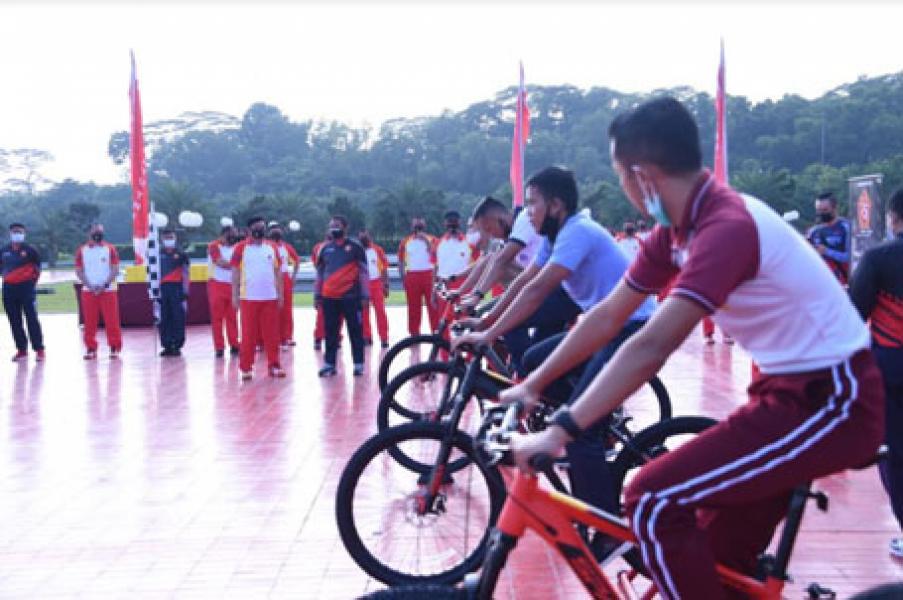 Panglima TNI Buka Lomba Bersepada TNI-Pacific Virtual Fun Bike Tahun 2020