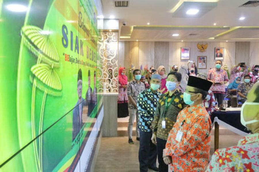 Pemkab Siak dan Tanoto Foundation Launching Portal Pembelajaran Siak Bedelau